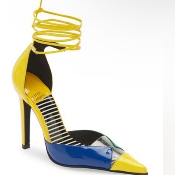 Jeffrey Campbell Shoes - New NIB Jeffrey Campbell Ovio Ankle Strap Pointed Toe Pump 6